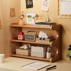 Multi-layer Storage Bookshelf, Multipurpose Cup Rack for Home Kitchen & Office