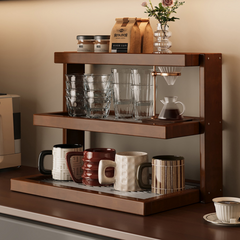 Elegant Style Acrylic Multi-layer Desktop Storage Rack