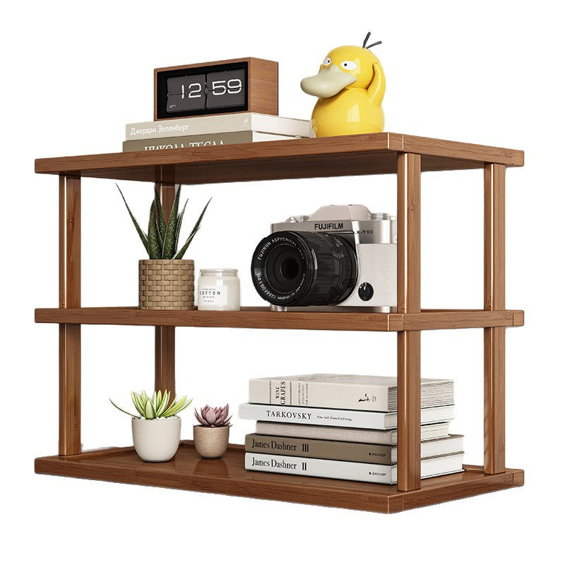 Multi-layer Desktop Organizer, Mini Bookshelf for Office & Kitchen Countertop