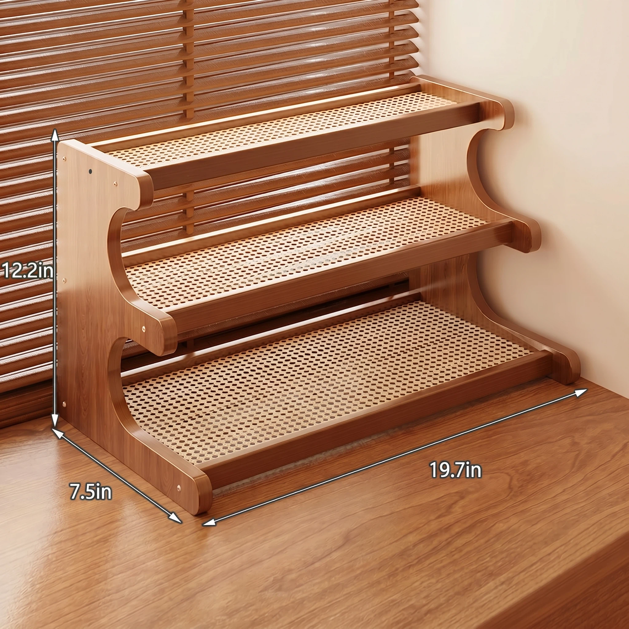 Tiered Multi-layer Flower Rack for Bay Window & Balcony