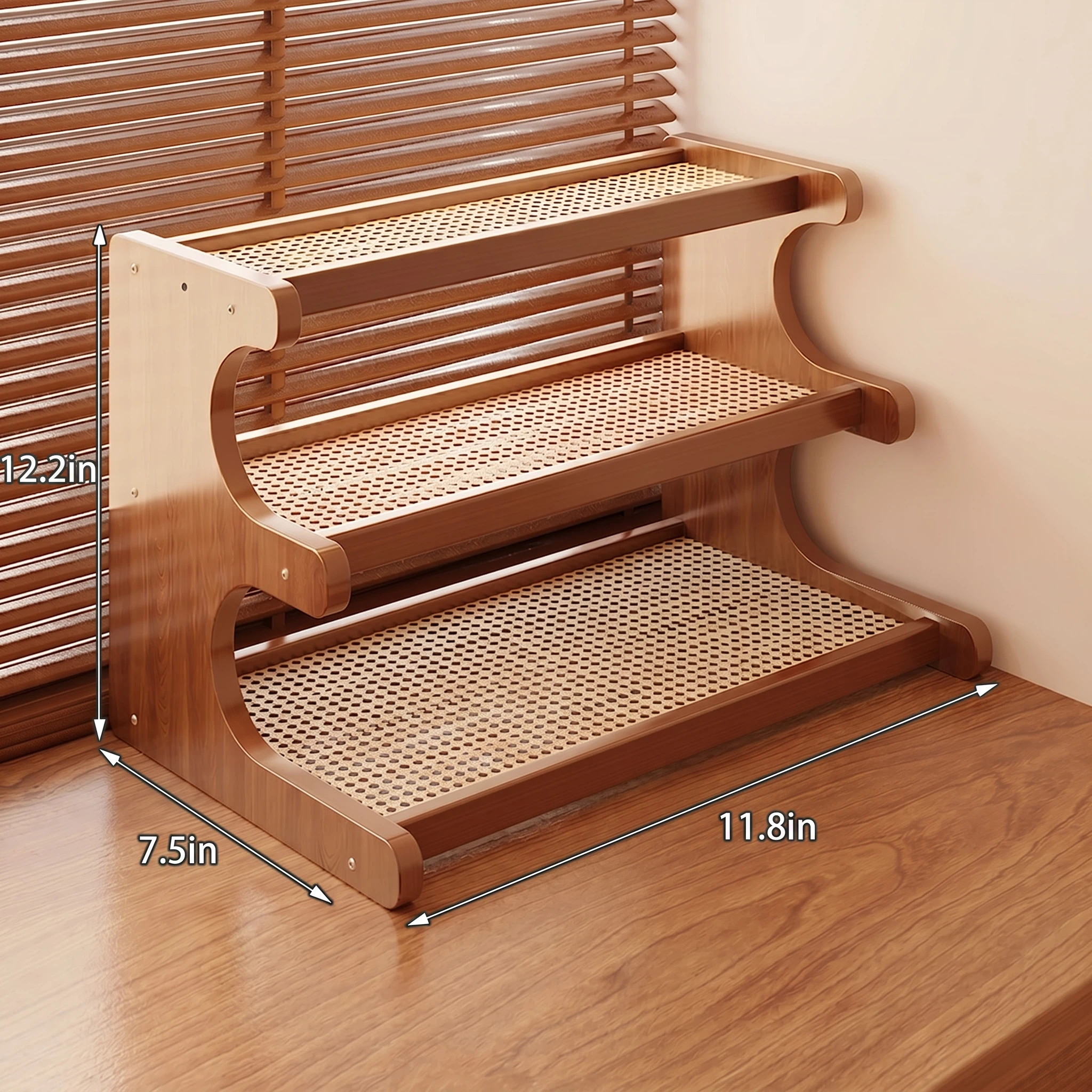 Tiered Multi-layer Flower Rack for Bay Window & Balcony