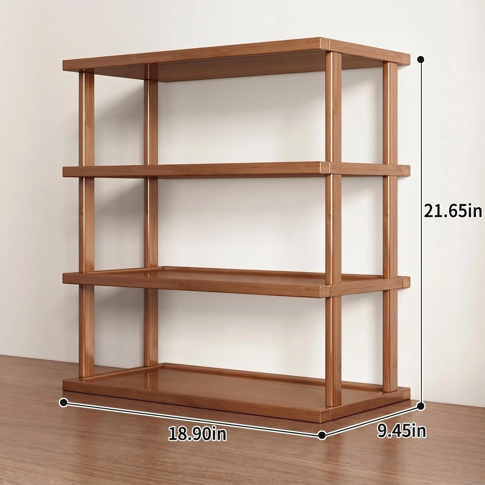 Multi-layer Desktop Organizer, Mini Bookshelf for Office & Kitchen Countertop