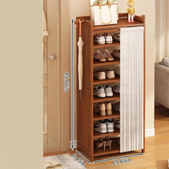 Compact Dustproof Simple Shoe Cabinet, Home Entryway Storage