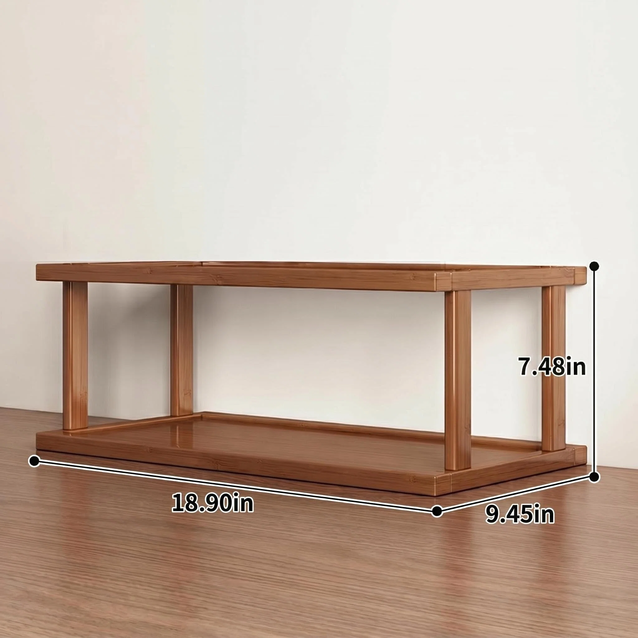 Multi-layer Desktop Organizer, Mini Bookshelf for Office & Kitchen Countertop