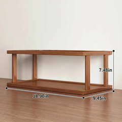Multi-layer Desktop Organizer, Mini Bookshelf for Office & Kitchen Countertop
